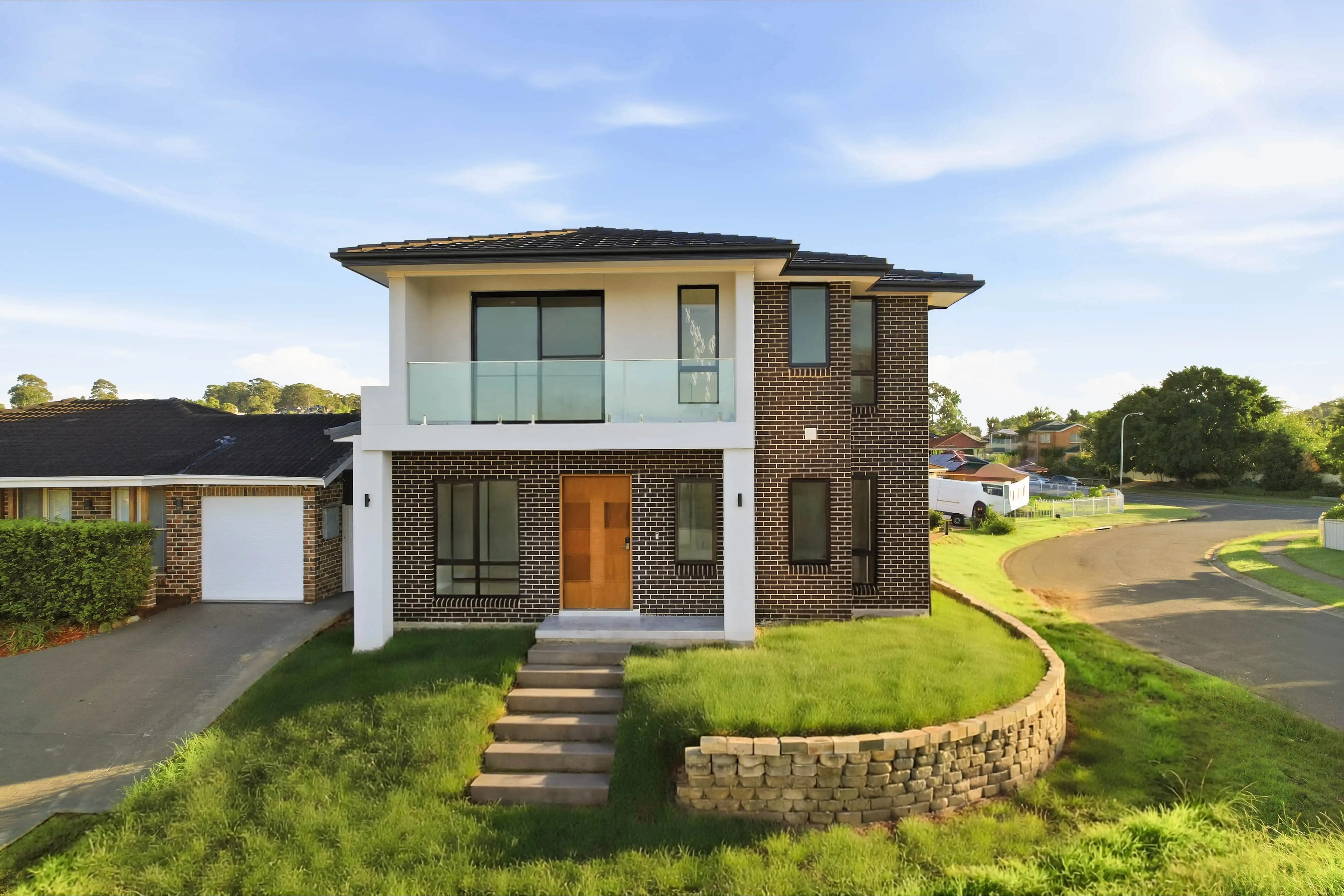 Residential exterior photographed by Openframe Studio
